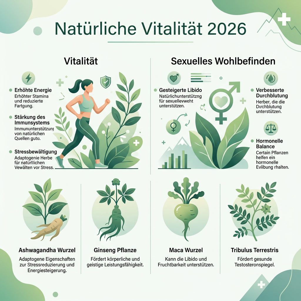 Natürliche Vitalität 2026 – Pflanzliche Supplements für sexuelle Gesundheit in der Schweiz
